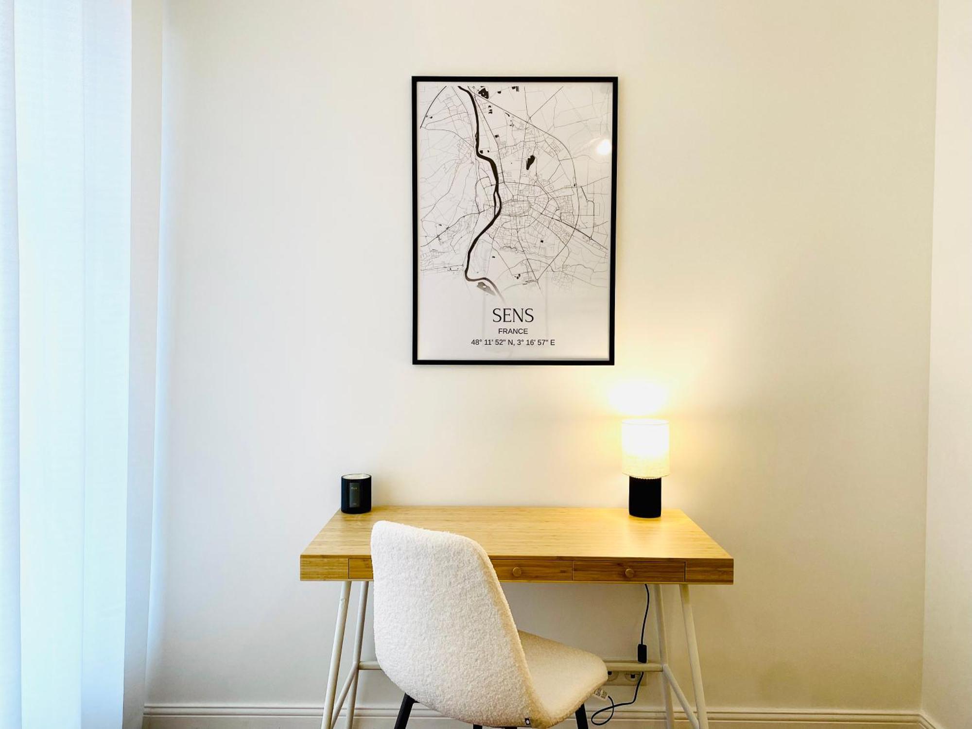 Le Subtil - Best Keys - Elegance & Confort - 2 Chambres Separees - Lit Queen Size - Smart Tv Netflix - Entre Gare & Centre Ville - A 1H De Paris - Wifi Fibre - Check-In Autonome 桑斯 外观 照片